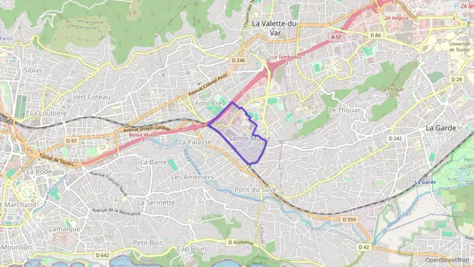 Appartement 65 m² trois pièces à vendre à Toulon
