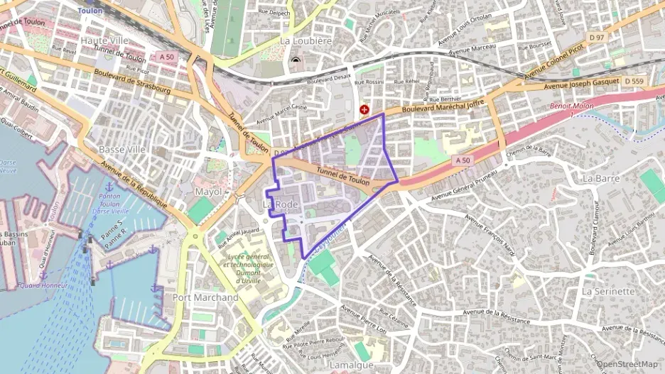 Appartement 50 m² deux pieces à vendre à Toulon