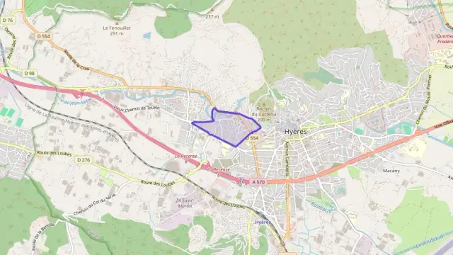 Appartement 54 m² trois pièces à vendre à Hyères