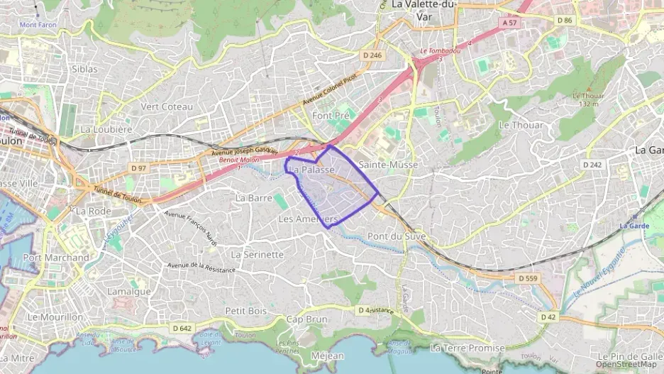 Appartement 71 m² trois pièces à vendre à Toulon