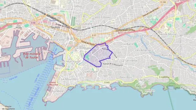 Appartement 60 m² trois pièces à vendre à Toulon