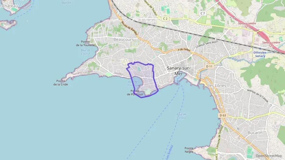 Appartement 85 m² trois pièces à vendre à Sanary-sur-Mer