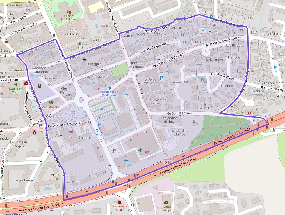 Appartement 75 m² trois pièces à vendre à Hyères