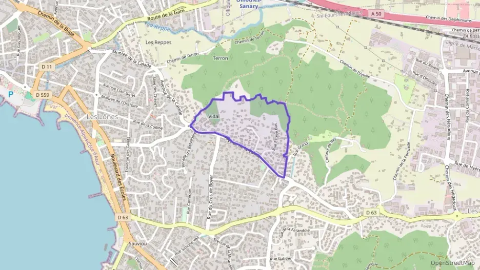 Appartement 59 m² deux pieces à vendre à Six-Fours-les-Plages