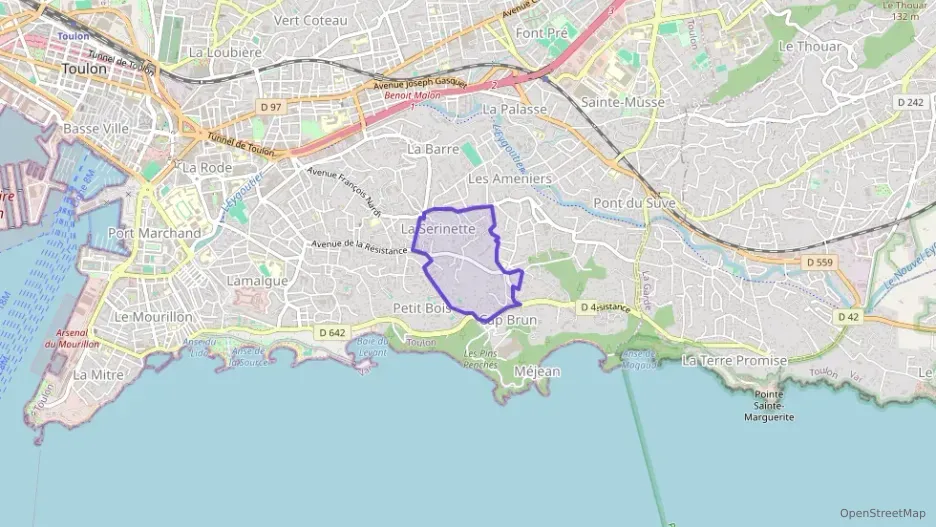 Appartement 50 m² trois pièces à vendre à Toulon