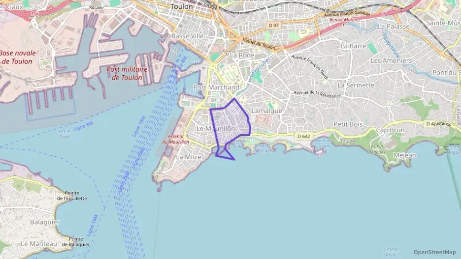 Appartement 38 m² deux pieces à vendre à Toulon