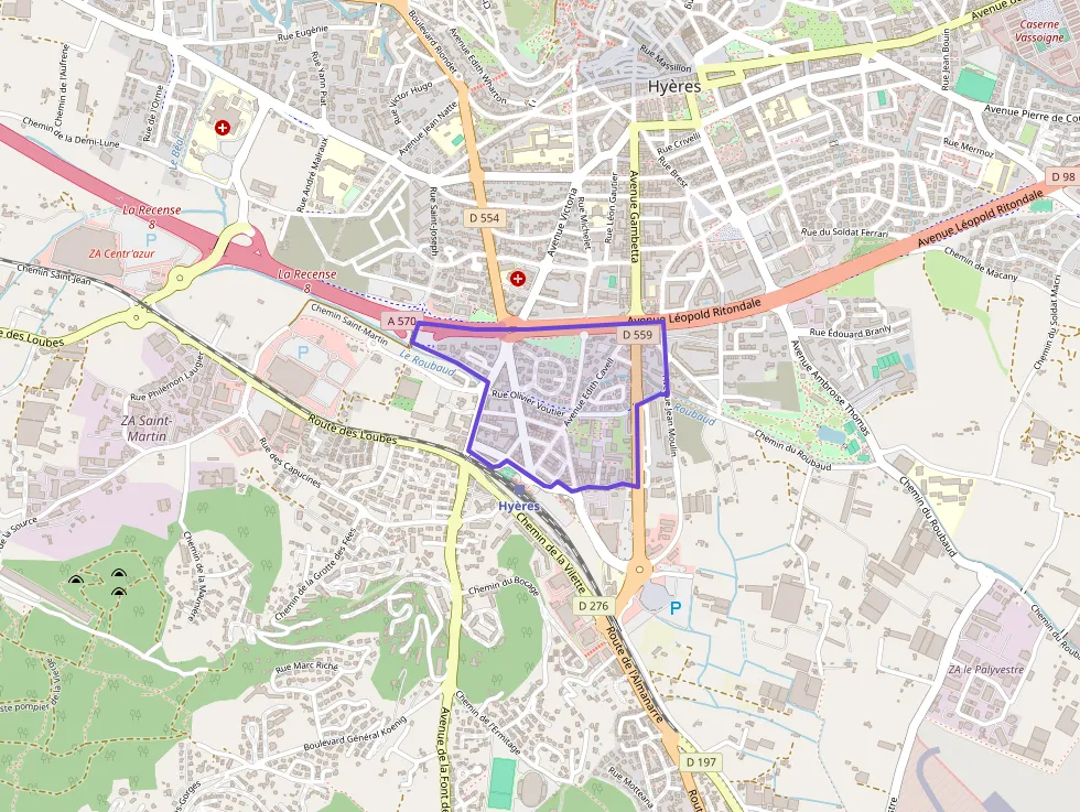 Appartement 54 m² trois pièces à vendre à Hyères