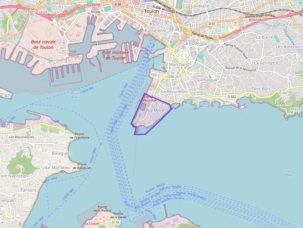 Appartement 46 m² deux pieces à vendre à Toulon