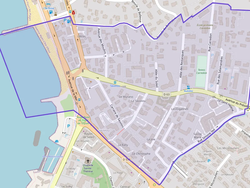 Appartement 69 m² quatre pièces à vendre à Six-Fours-les-Plages