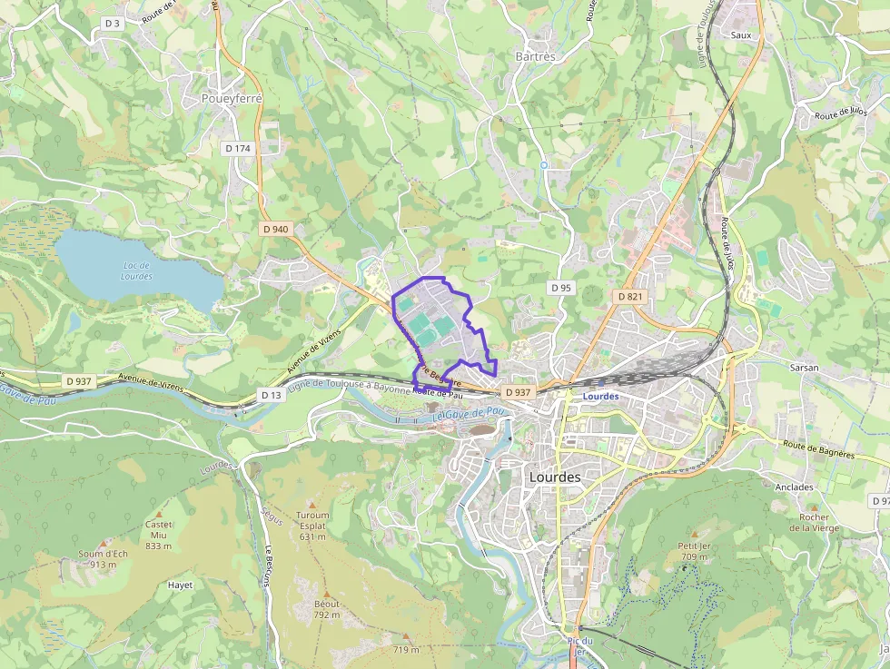 Appartement 87 m² quatre pièces à vendre à Lourdes