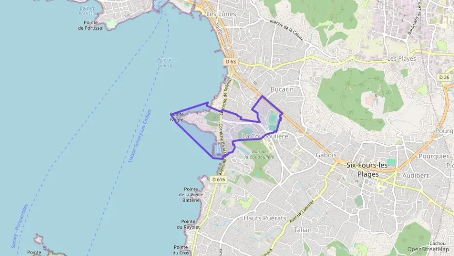 Appartement 37 m² deux pieces à vendre à Six-Fours-les-Plages