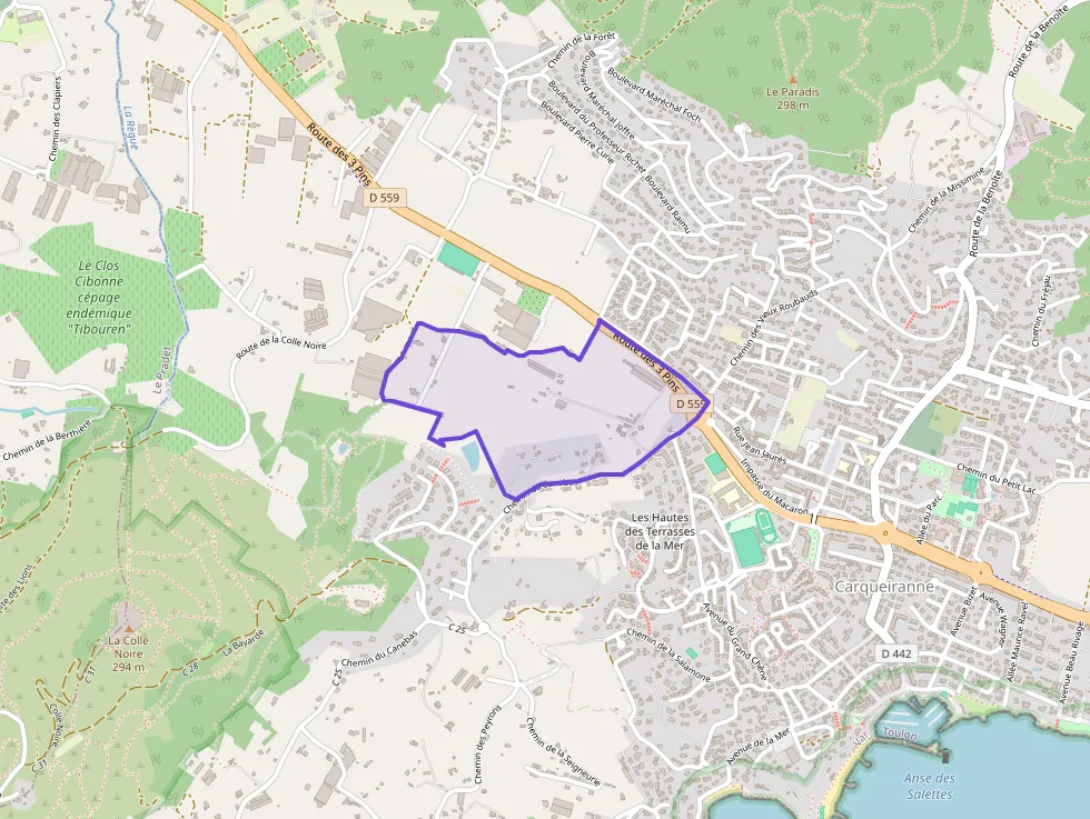 Appartement 50 m² deux pieces à vendre à Carqueiranne