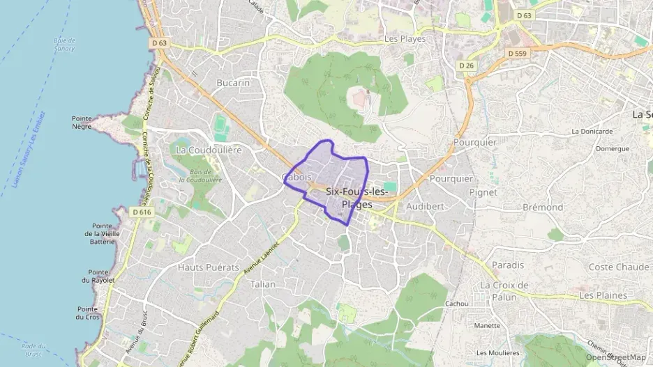 Appartement 60 m² trois pièces à vendre à Six-Fours-les-Plages