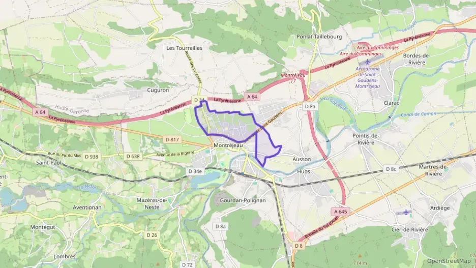 Appartement 42 m² deux pieces à vendre à Montréjeau Appartement 42 m² deux pieces à vendre à Montréjeau