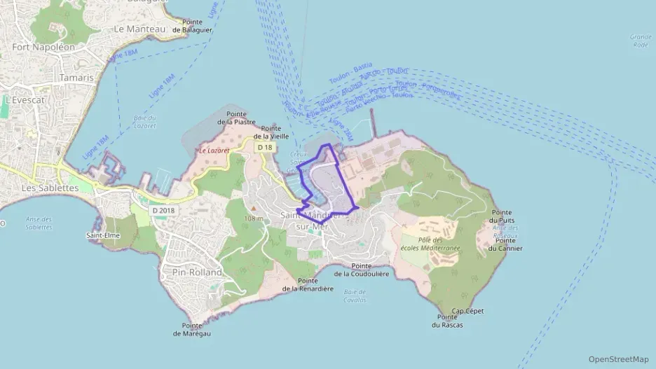 Appartement 70 m² deux pieces à vendre à Saint-Mandrier-sur-Mer