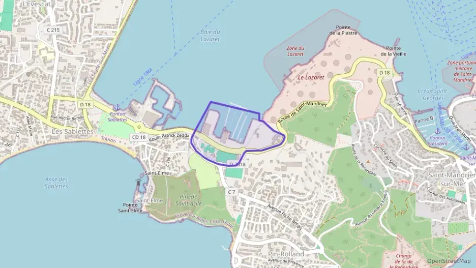 Appartement 53 m² deux pieces à vendre à Saint-Mandrier-sur-Mer