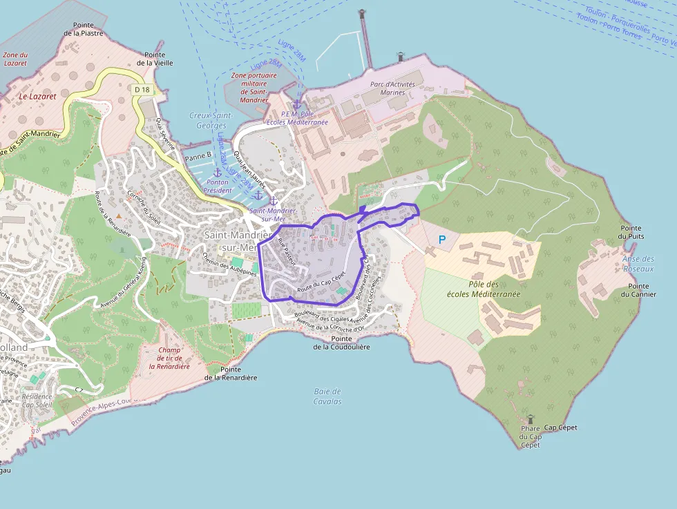 Appartement 47 m² deux pieces à vendre à Saint-Mandrier-sur-Mer