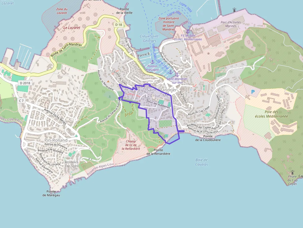 Appartement 33 m² deux pieces à vendre à Saint-Mandrier-sur-Mer