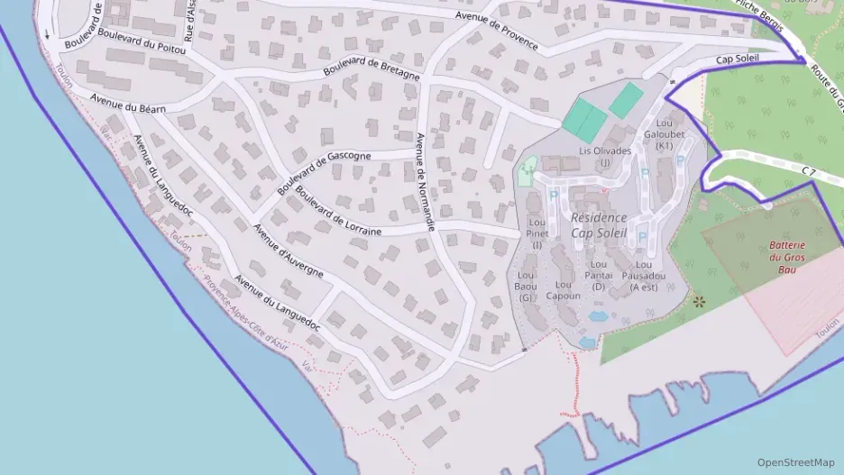 Appartement 41 m² trois pièces à vendre à Saint-Mandrier-sur-Mer