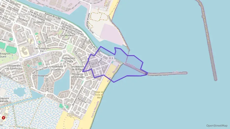 Appartement 45 m² trois pièces à vendre à Port-la-Nouvelle