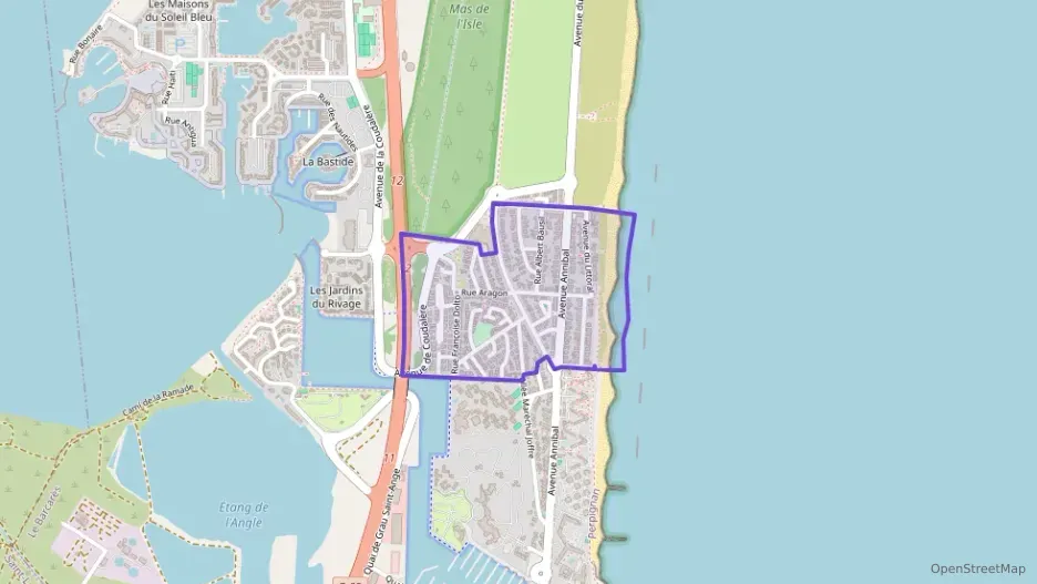 Appartement 53 m² trois pièces à vendre à Le Barcarès Appartement 53 m² trois pièces à vendre à Le Barcarès