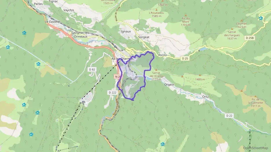 Appartement 33 m² une piece à vendre à Ax-les-Thermes