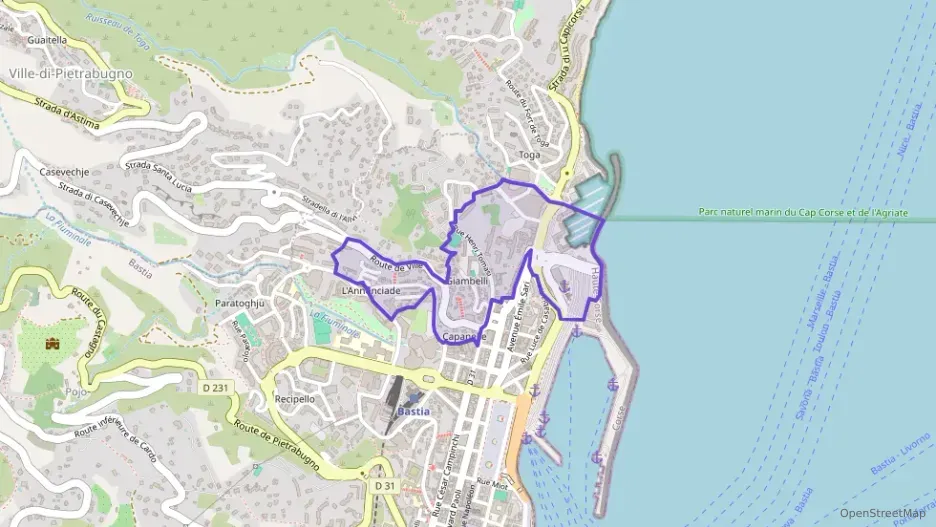 Appartement 90 m² trois pièces à vendre à Bastia Appartement 90 m² trois pièces à vendre à Bastia