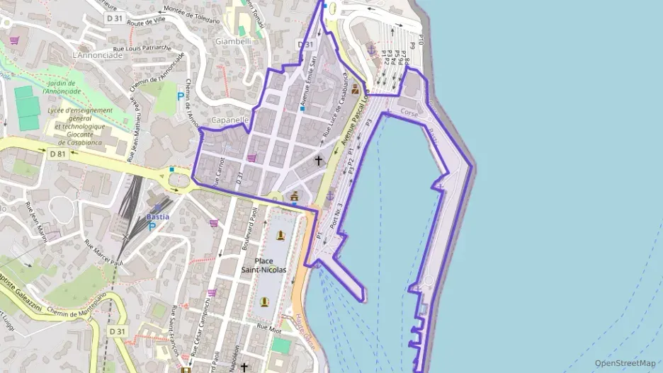 Appartement 86 m² quatre pièces à vendre à Bastia Appartement 86 m² quatre pièces à vendre à Bastia