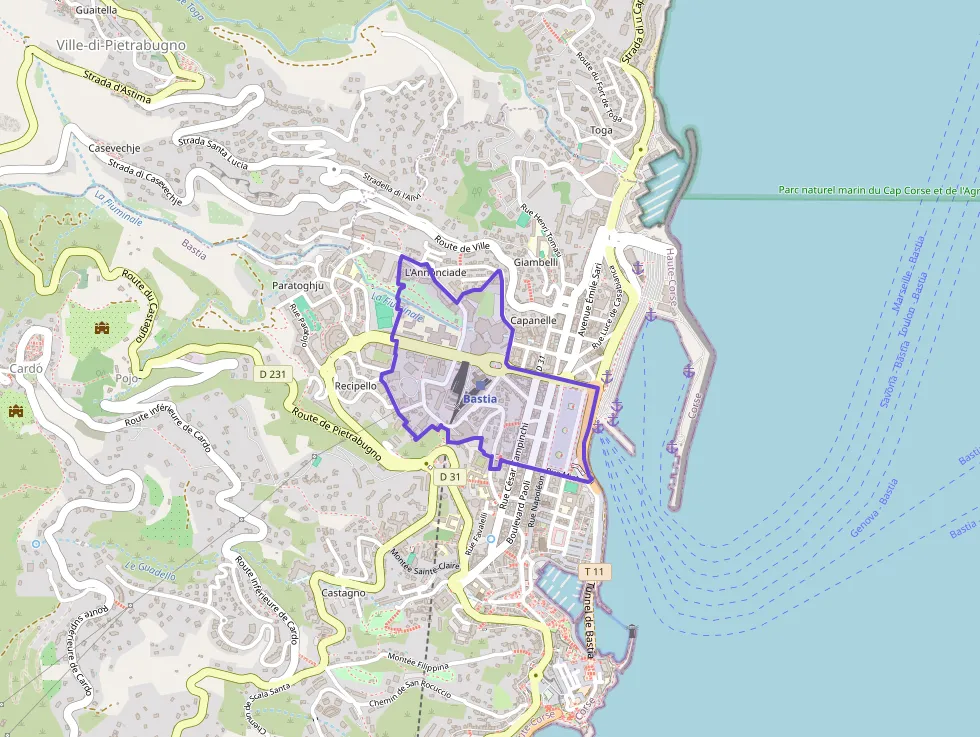 Appartement 80 m² trois pièces à vendre à Bastia Appartement 80 m² trois pièces à vendre à Bastia