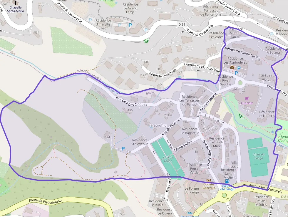 Appartement 44 m² trois pièces à vendre à Bastia