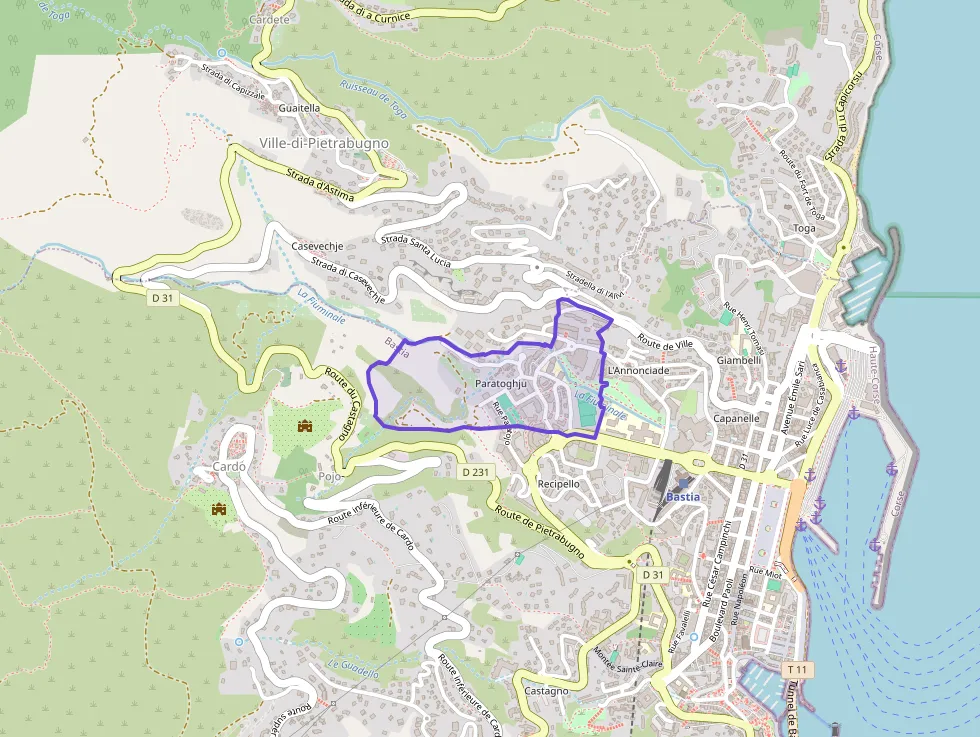 Appartement 44 m² trois pièces à vendre à Bastia