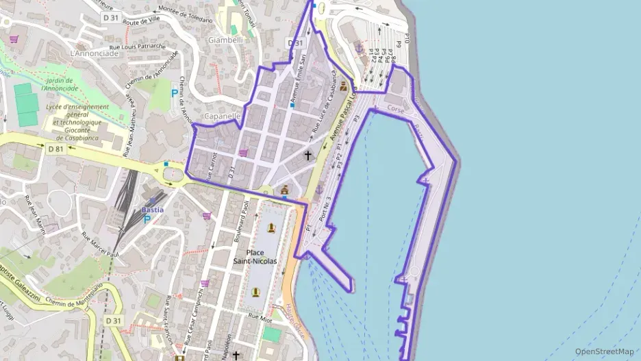 Appartement 90 m² trois pièces à vendre à Bastia Appartement 90 m² trois pièces à vendre à Bastia