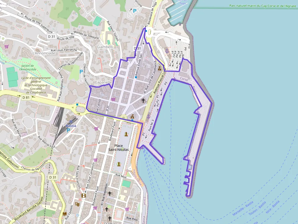 Appartement 73 m² trois pièces à vendre à Bastia