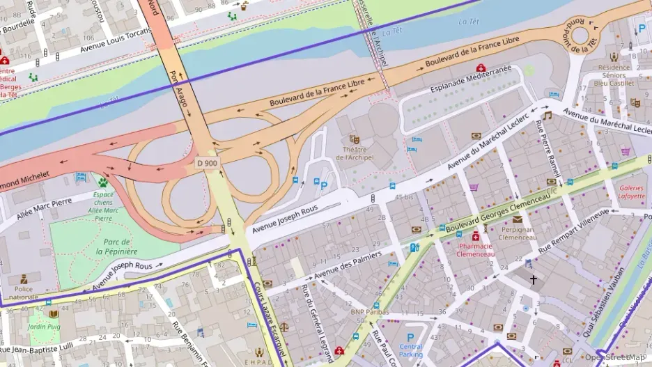 Appartement 103 m² quatre pièces à vendre à Perpignan