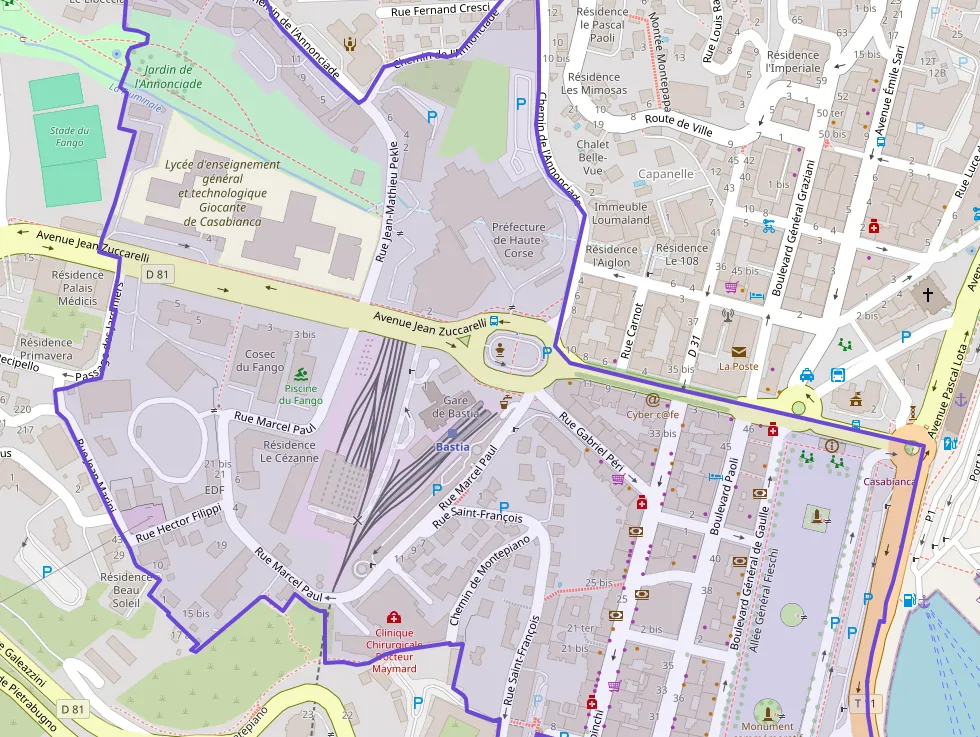 Appartement 94 m² quatre pièces à vendre à Bastia