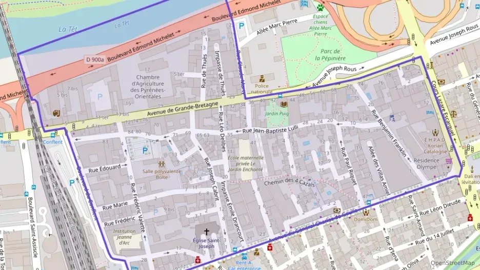 Appartement 60 m² trois pièces à vendre à Perpignan