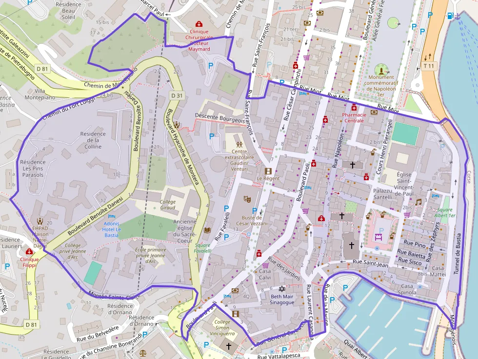 Appartement 120 m² quatre pièces à vendre à Bastia