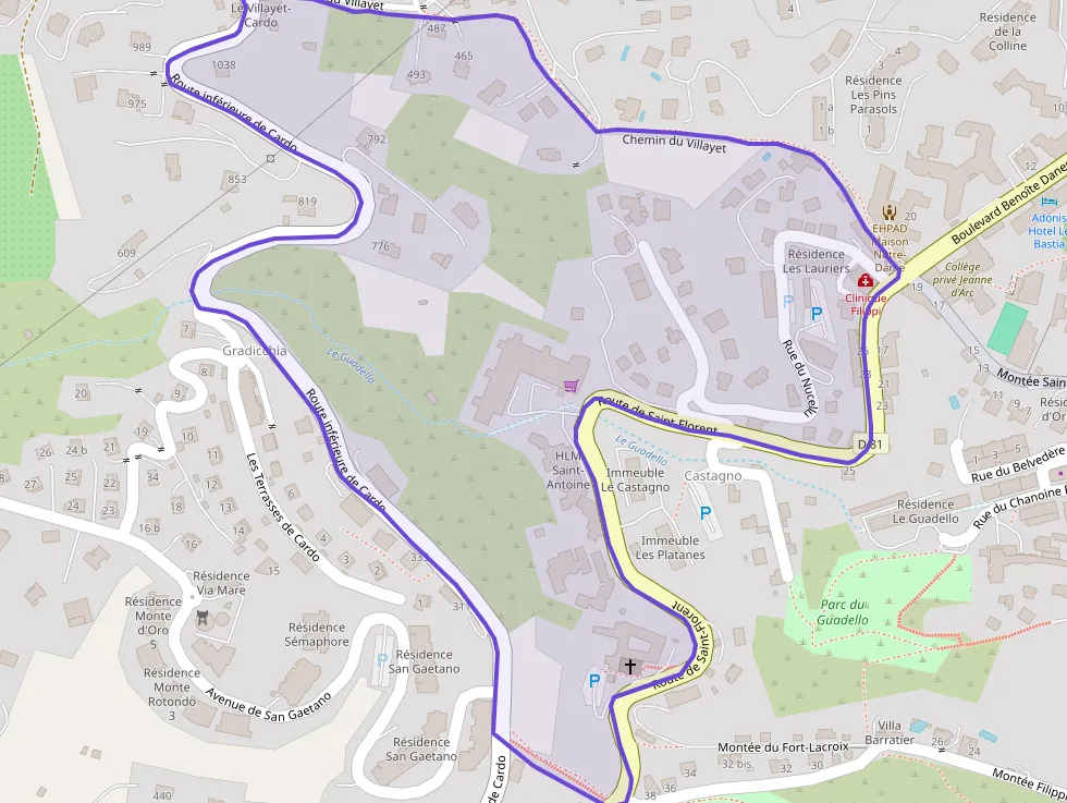 Appartement 52 m² trois pièces à vendre à Bastia