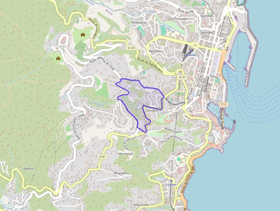 Appartement 52 m² trois pièces à vendre à Bastia