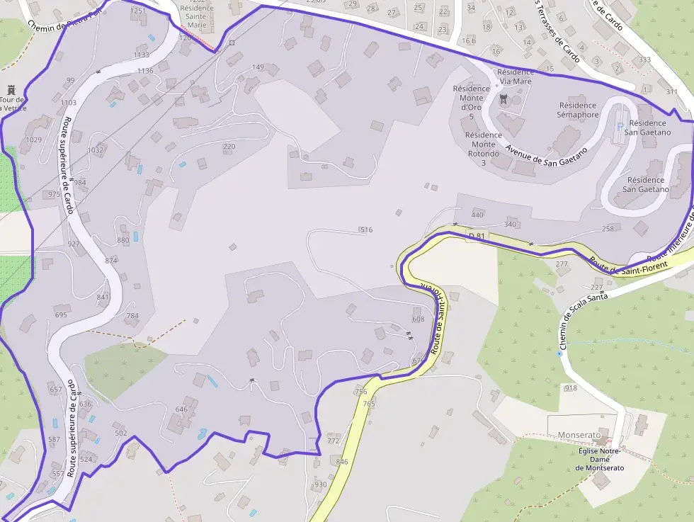 Appartement 81 m² quatre pièces à vendre à Bastia