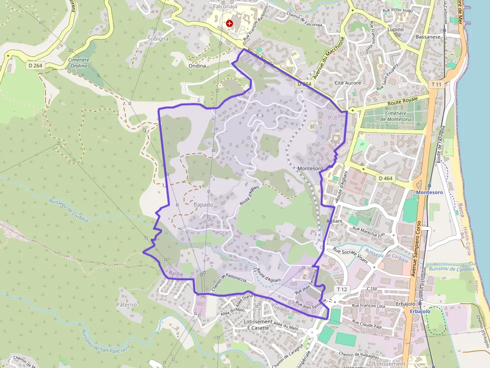 Appartement 67 m² trois pièces à vendre à Bastia