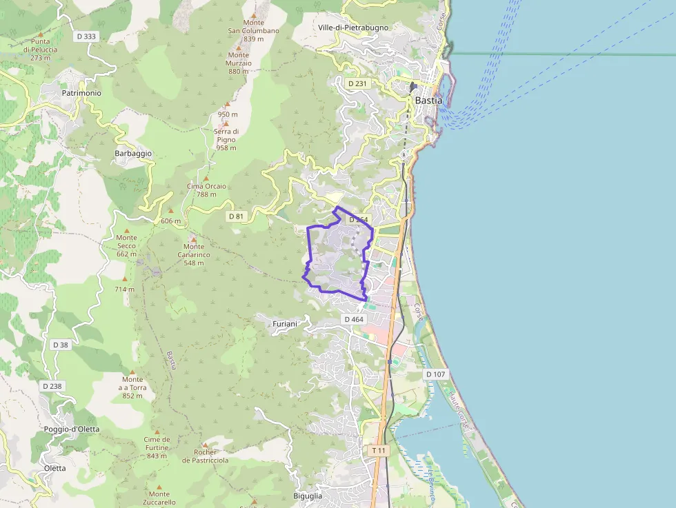 Appartement 67 m² trois pièces à vendre à Bastia