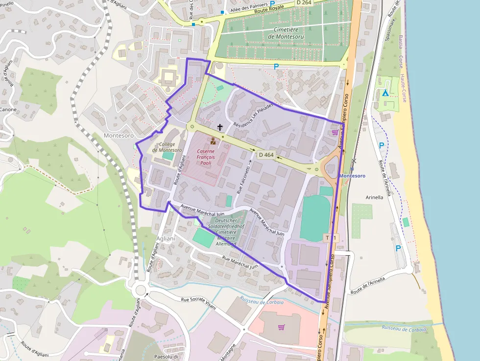 Appartement 73 m² trois pièces à vendre à Bastia