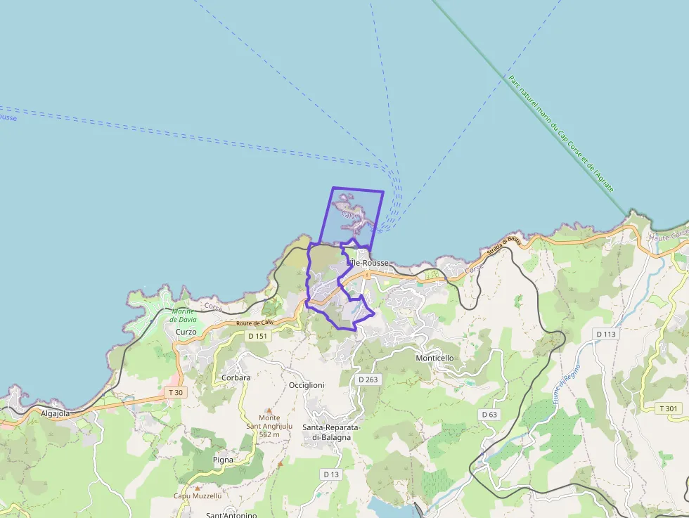 appartement de deux chambres 62 m² à vendre à L`Île-Rousse