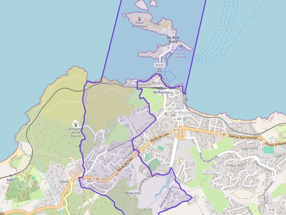 Appartement 36 m² deux pieces à vendre à L`Île-Rousse