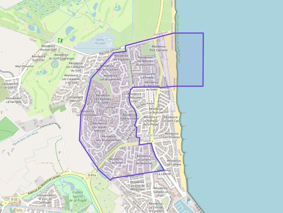 Appartement 52 m² trois pièces à vendre à Saint-Cyprien