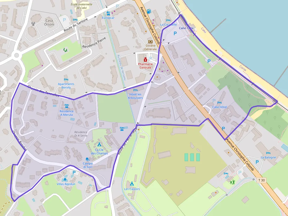 Appartement 33 m² deux pieces à vendre à Calvi