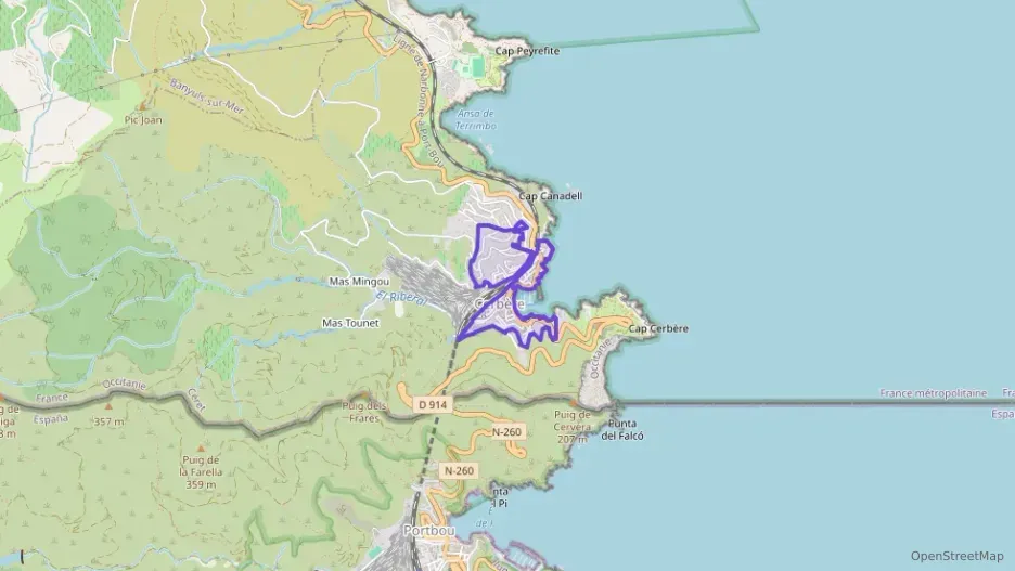Appartement 54 m² trois pièces à vendre à Cerbère