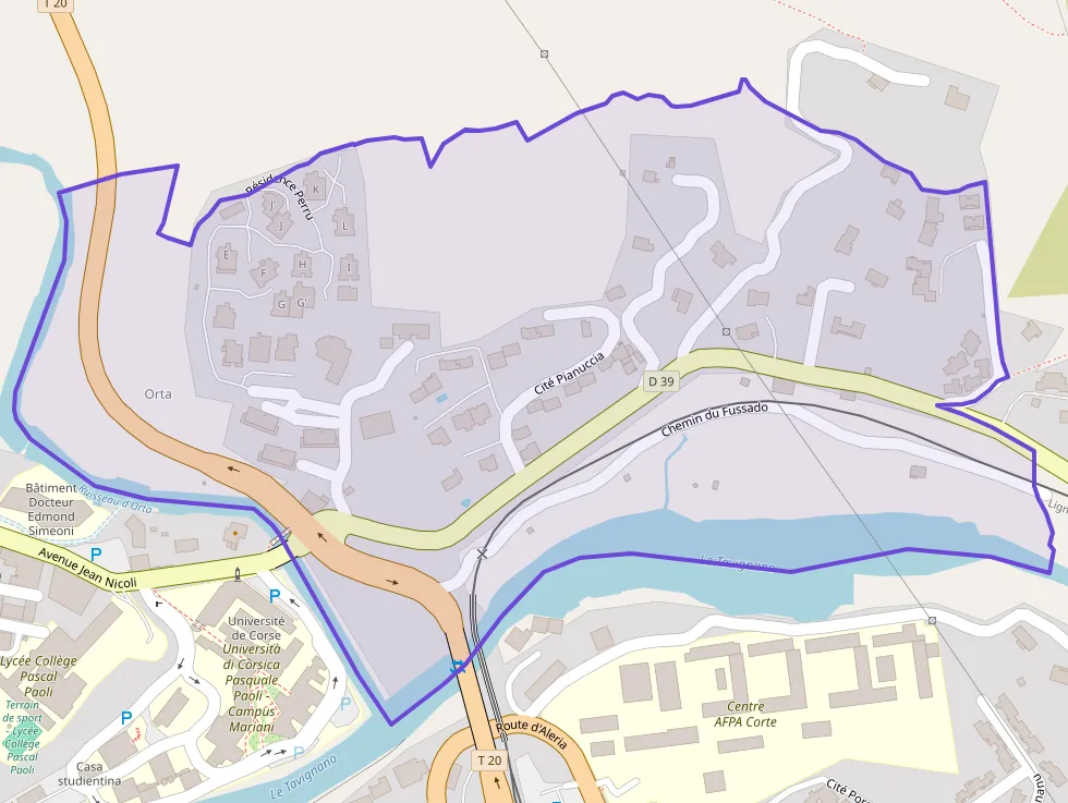 Appartement 58 m² deux pieces à vendre à Corte Appartement 58 m² deux pieces à vendre à Corte
