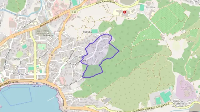 Appartement 49 m² deux pieces à vendre à Ajaccio